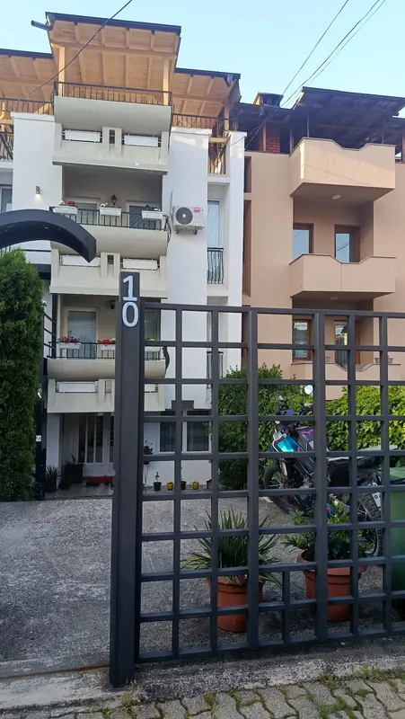 The gate at number 10 on Ismail Qemajli street